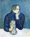 Пабло Пикассо - Портрет Хайме Сабартеса, с кружкой 1901