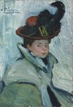 Пабло Пикассо - Женщина с шляпой 1901