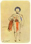 Пабло Пикассо - Себастьяна Жунер-Видал в качестве матадора 1903