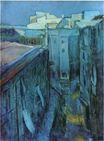 Пабло Пикассо - Закат на Риера де-Сан-Хуан 1903