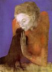 Пабло Пикассо - Женщина с вороном 1904