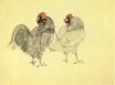 Two roosters 1905