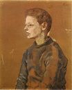 Пабло Пикассо - Портрет Алана Стайна 1906