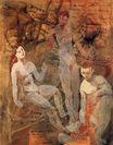Пабло Пикассо - Три обнаженные фигуры 1906