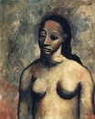 Пабло Пикассо - Бюст обнаженной женщины 1906