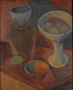 Пабло Пикассо - Кувшин и блюдо с фруктами 1908