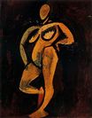 Пабло Пикассо - Обнаженная, стоя 1908