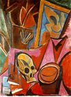 Пабло Пикассо - Композиция с черепом 1908
