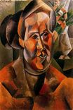 Пабло Пикассо - Бюст женщины с цветами 1909