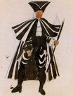 Пабло Пикассо - Дизайн костюма для балета Треуголка 1917