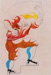 Пабло Пикассо - Дизайн костюма для балета Треуголка 1917