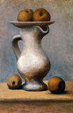 Still life with pitcher and apples 1919