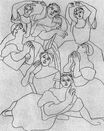Пабло Пикассо - Семь балерин 1919