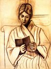 Женщина за чтением. Ольга 1920