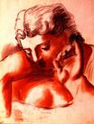 Пабло Пикассо - Три женщины у источника, этюд 1921