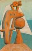 Пабло Пикассо - Сидящая Купальщица 1930