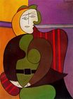 Seated Woman in a Red Armchair 1931