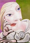Пабло Пикассо - Мария-Тереза, опираясь 1939