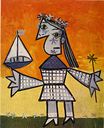 Пабло Пикассо - Майя с лодочкой 1939