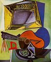 Пабло Пикассо - Натюрморт с гитарой 1942