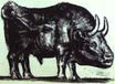 Bull, plate II 1945