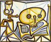 Пабло Пикассо - Кран, книги и керосиновая лампа 1946