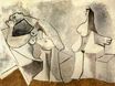 Пабло Пикассо - Две сидящие женщины 1958