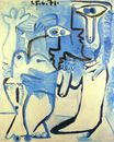 Пабло Пикассо - Мужчина и женщина 1971