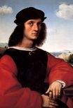 Рафаэль Санти - Портрет Аньоло Дони 1505-1506