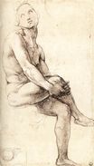 Рафаэль Санти - Адам, этюд 1509