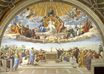 Рафаэль Санти - Разногласия. Диспут  1509-1510 500x700см фреска Palazzo Apostolico, Vatican