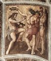 Рафаэль Санти - Станца делла Сеньятура. Роспись потолка (фрагмент), Аполлон и Марсий 1509-1511