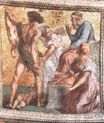Рафаэль Санти - Станца делла Сеньятура. Роспись потолка. Суд Соломона 1509-1511