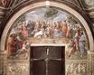 Рафаэль Санти - Парнас, великие поэты и музыканты (фрагмент), Станца делла Сеньятура 1510-1511
