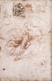 Рафаэль Санти - Мадонна, этюд 1511-1513