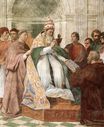 Рафаэль Санти - Кардинал и богословские добродетели 1510-1511