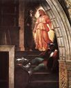 Рафаэль Санти - Станца Илиодора, Освобожюдение святого Петра из темницы, фрагмент 1512-1514