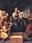 Рафаэль Санти - Мадонна с младенцем с архангелом Рафаилом, Товией и св Иеронимом 1513