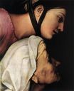 Рафаэль Санти - Мадонна с завесой (фрагмент) 1514