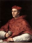 Рафаэль Санти - Портрет кардинала Довицци де Биббиена 1516