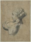 Рафаэль Санти - Портет женщины, этюд 1517-1520