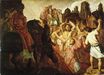 Рембрандт ван Рейн - Побиение камнями святого Стефана 1625