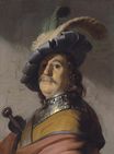 Рембрандт ван Рейн - Мужчина в горжете и шляпе 1626-1627