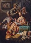 Рембрандт ван Рейн - Аллегория Музыки. Музыкальное товарищество 1626