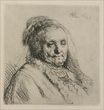 Рембрандт ван Рейн - Бюст старой женщины, мать Рембрандта 1628
