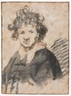 Рембрандт ван Рейн - Автопортрет 1628-1629