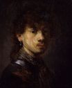 Рембрандт ван Рейн - Бюст молодого человека (последователь Рембрандта) 1629