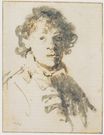 Рембрандт ван Рейн - Автопортрет с открытым ртом 1629