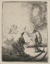 Рембрандт ван Рейн - Иисус спорит с докторами 1630