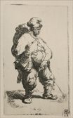 Рембрандт ван Рейн - Человек, делающий воду 1631